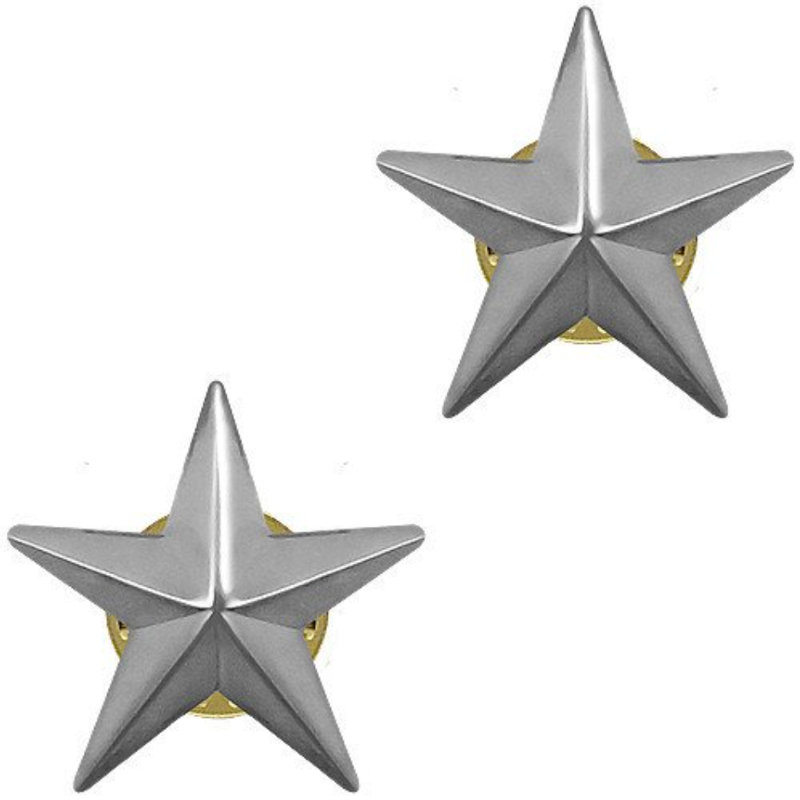 [Vanguard] General Stars : Brigadier General - Nickel Plated