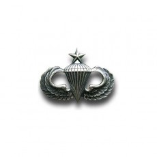 [Best Emblem & Insignia] Senior Parachutist Oxdized Finish