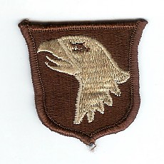 [Best Emblem & Insignia] Army Patch: 101st Airborne Division - Desert / 미육군 101공수 사단 패치