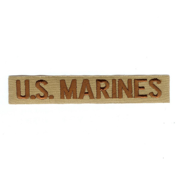 [Best Emblem & Insignia] US Marine Tab - Desert