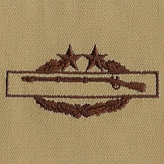 [Best Emblem & Insignia] Army Patch: Combat Infantry Third Award - Desert / 미육군 전투보병 패치