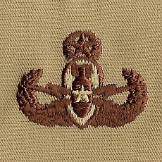 [Best Emblem & Insignia] Army Patch: Explosive Ordnance Disposal: Master - Desert / 미육군 폭발물처리반 패치