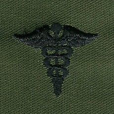 [Best Emblem & Insignia] Army Branch Insignia: Medical - Subdued / 미육군 병과휘장 : 의무