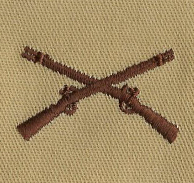 [Best Emblem & Insignia] Army Branch Insignia: Infantry - Desert / 미육군 병과휘장 : 보병