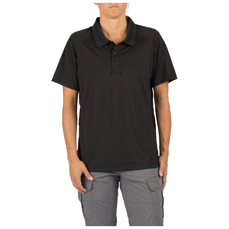 [5.11 Tactical] Women’s Helios Short Sleeve Polo / 61305 / [5.11 택티컬] 헬리오스 반팔 폴로 (Black - S)(30% 할인쿠폰)(네이버페이 제외)