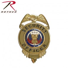 [Rothco] Security Officer Badge w/ Flags / 로스코 시큐리티 오피서 배지