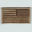 [Best Emblem & Insignia] US FLAG Patch / 성조기 패치 (Desert - Reverse)