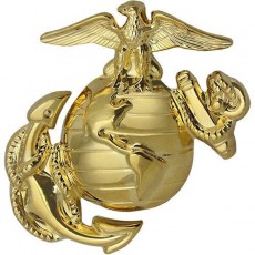 [Vanguard] Marine Corps Dress Cap Device: Enlisted / 미해병대 앵카 사병용 배지 (정모용)