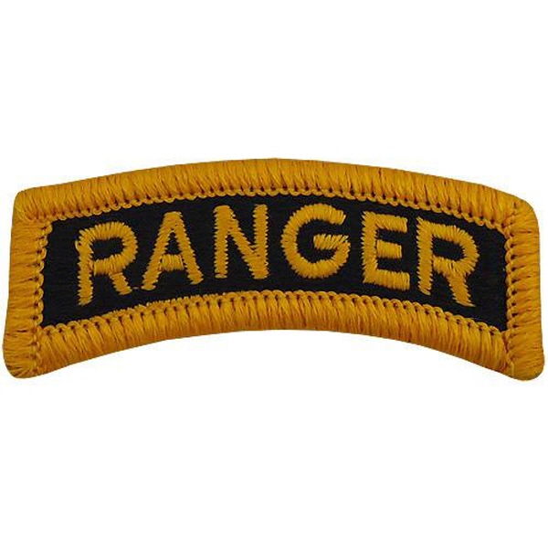 [Vanguard] ARMY EMBROIDERED TAB： RANGER - COLOR / 미육군 레인저 탭