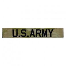 [Vanguard] ARMY NAME TAPE: U.S. ARMY - EMBROIDERED ON OCP SEW ON / 미육군 네임탭: U.S. Army - OCP (박음질용)