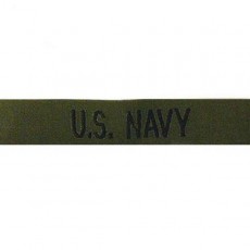 [Vanguard] Navy Name Tape: U.S. Navy - Olive Drab / 미해군 네임탭: U.S. Navy - Olive Drab (박음질용)