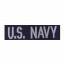 [Vanguard] Navy Name Tape: U.S. Navy Enlisted - coverall / 미해군 네임탭: U.S. Navy 사병용 - 커버올 (박음질용)