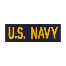 [Vanguard] Navy Name Tape: U.S. Navy Officer - coverall / 미해군 네임탭: U.S. Navy 장교용 - 커버올 (박음질용)