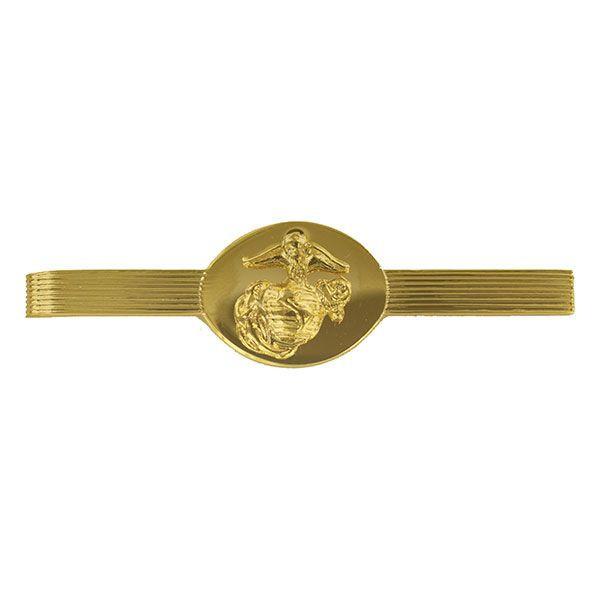 [Vanguard] Marine Corps Tie Clasp: Enlisted - 24K Gold Plated / 미해병대 타이 클래스프: 사병용
