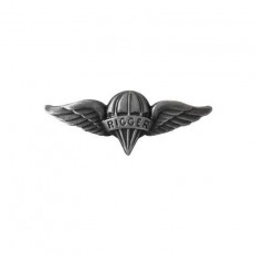 [Vanguard] Army Dress Badge: Parachute Rigger - miniature, silver oxidized / 미육군 낙하산 정비사 무광 미니어쳐 배지