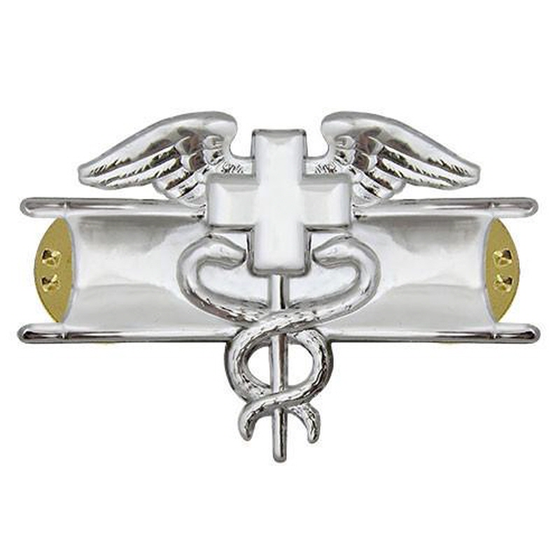 [Vanguard] Army Badge: Expert Field Medical - mirror finish / 미육군 우수야전의무 유광 배지