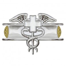 [Vanguard] Army Badge: Expert Field Medical - mirror finish / 미육군 우수야전의무 유광 배지