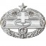 [Vanguard] Army Badge: Combat Medical Second Award - Mirror Finish / 미육군 전투의무 유광 배지(2회 수여)