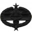 [Vanguard] Army Badge: Combat Medical Third Award - Black Metal / 미육군 전투의무 검정 배지(3회 수여)