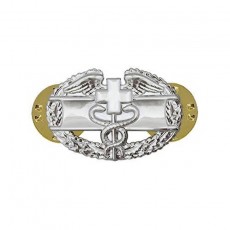 [Vanguard] Army Dress Badge: Combat Medical First Award - Mini, Mirror / 미육군 전투의무 유광 미니어쳐 배지(1회 수여)