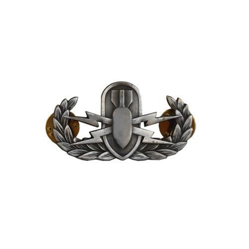 [Vanguard] Badge: Explosive Ordnance Disposal - Miniature, Oxidized / 폭발물 처리반 무광 미니어쳐 배지