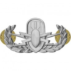 [Vanguard] Badge: Explosive Ordnance Disposal - Regulation Size, Mirror Finish / 폭발물 처리반 유광 배지