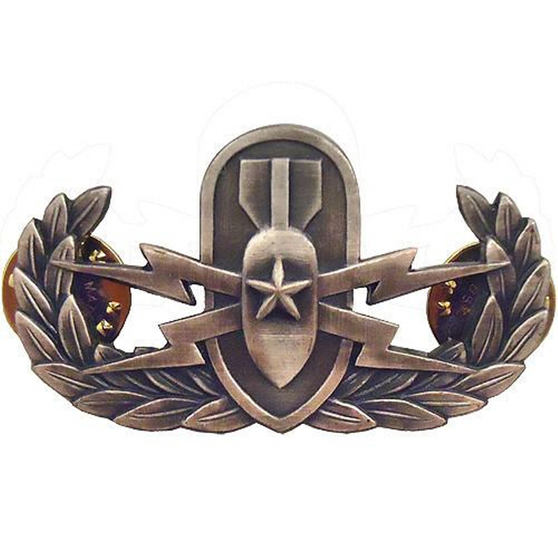 [Vanguard] Navy Badge: Senior Explosive Ordnance Disposal - Regulation, Oxidized / 폭발물 처리반 무광 배지