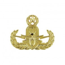 [Vanguard] Navy Badge: Explosive Ordnance Disposal Officer - Regulation Size / 미해군 폭발물 처리반 장교용 배지
