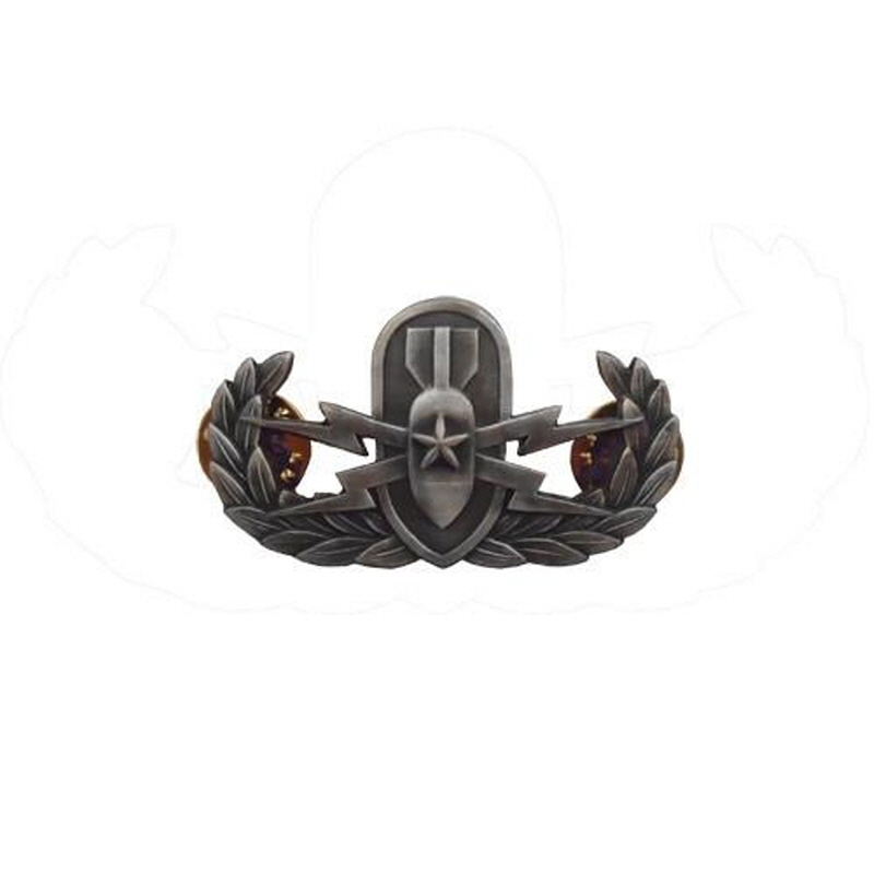 [Vanguard] Badge: Senior Explosive Ordnance Disposal - Miniature, Oxidized / 폭발물 처리반 무광 미니어쳐 배지