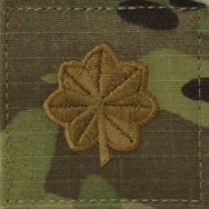 [Vanguard] Army Embroidered OCP with Hook Rank Insignia: Major / 미육군 소령 계급장
