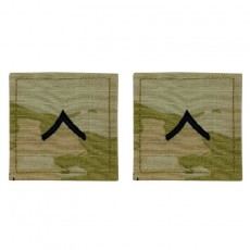 [Vanguard] Army Embroidered OCP with Hook Rank Insignia: Private / 미육군 이등병 계급장