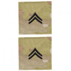 [Vanguard] Army Embroidered OCP With Hook: Corporal / 미육군 상등병 계급장