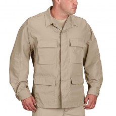 [Propper] Uniform BDU Coat (Khaki) / F5450 / [프로퍼] 유니폼 BDU 군복 상의 (카키)