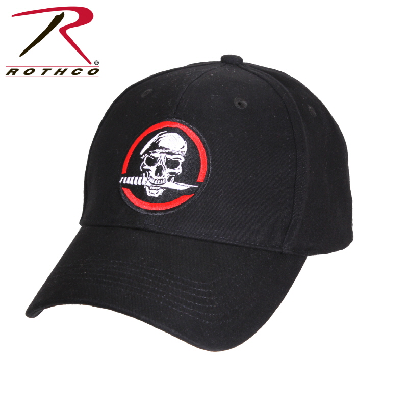 [Rothco] Skull/Knife Deluxe Low Profile Cap / [로스코] 스컬/나이프 볼캡