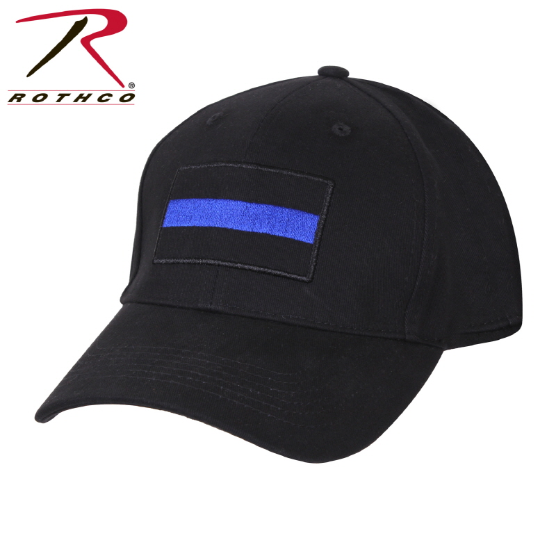 [Rothco] Thin Blue Line Low Profile Cap / [로스코] 씬 블루 라인 볼캡