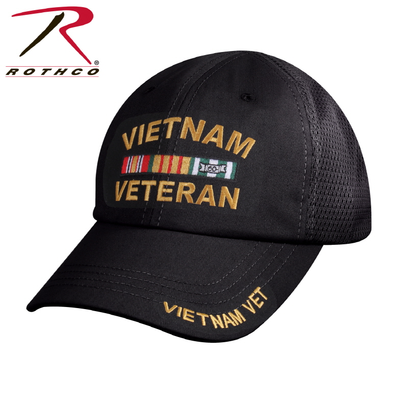 [Rothco] Vietnam Veteran Tactical Mesh Back Cap / [로스코] 월남전 퇴역군인 메쉬 볼캡