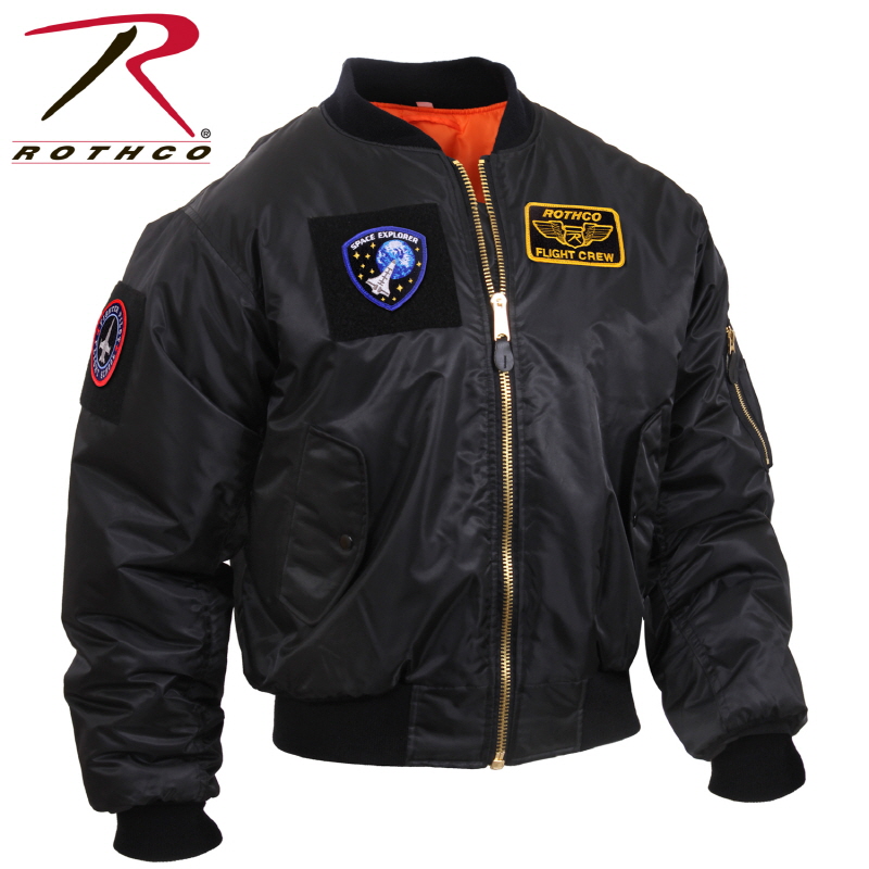 [Rothco] MA-1 Flight Jacket with Patches / [로스코] 패치형 MA-1 항공 자켓