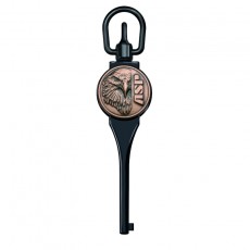 [ASP] Guardian G1 Logo Handcuff Key, Black Chrome / 가디언 G1 로고 핸드커프 키, 블랙 크롬 | 수갑열쇠