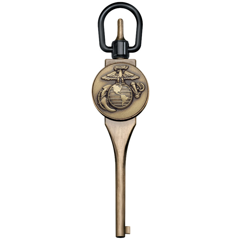 [ASP] Guardian G1 Logo Handcuff Key, Antique Brass / 가디언 G1 로고 핸드커프 키, 앤틱 브래스 | 수갑열쇠