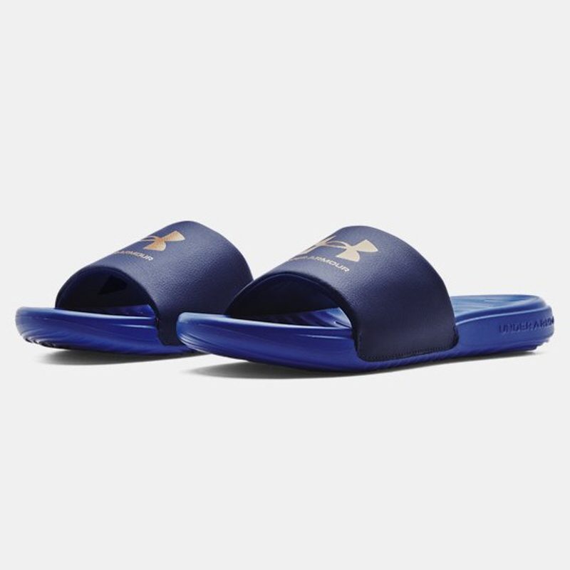 [Under Armour] UA Ansa Fixed Slides / 3023761-403 / [언더아머] 앤사 픽스드 슬라이드 | 슬리퍼 (Bauhaus Blue/Versa Blue)