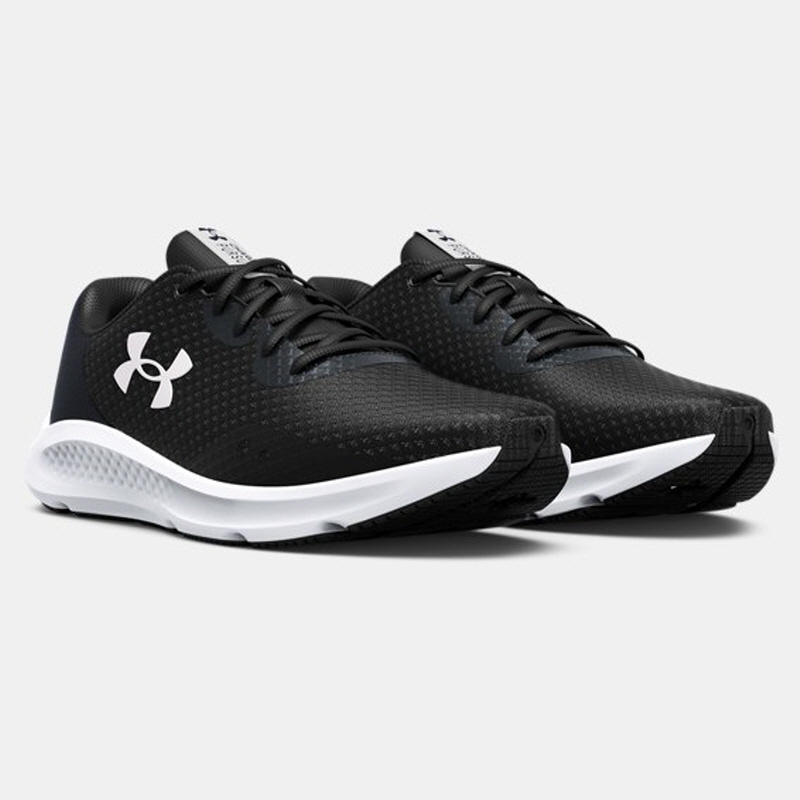 [Under Armour] UA Charged Pursuit 3 / 3024878-001 / [언더아머] UA 차지드 퍼슈트 3 | 런닝화 (Black/White)