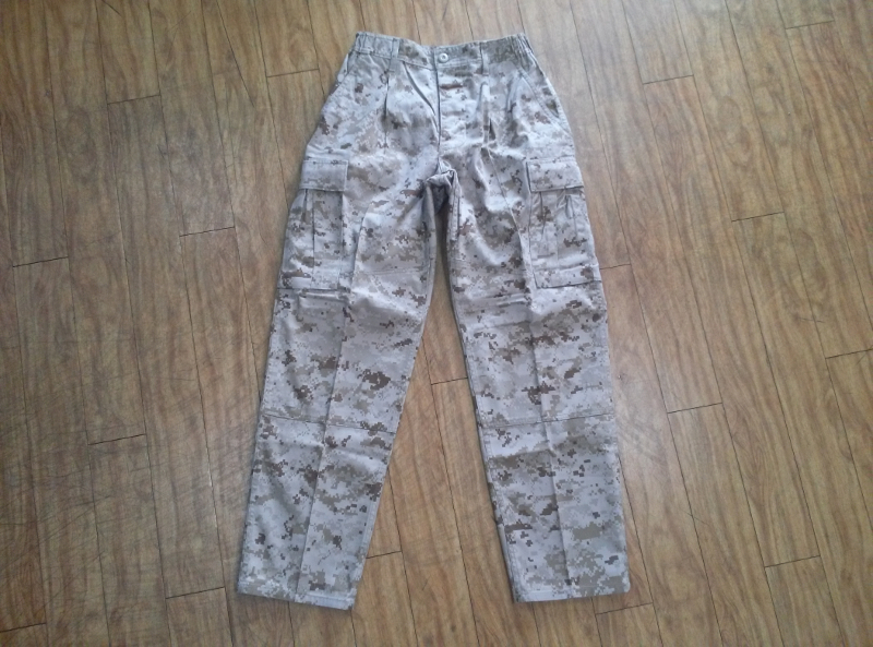 USMC Combat Utility Uniform Trousers (Marpat Desert) / 미해병대 전투복 하의 (마펫 데저트) (Small Short)