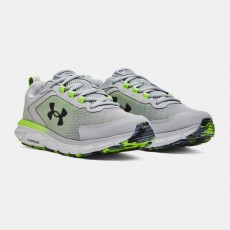 [Under Armour] UA Charged Assert 9 Marble Running Shoes / 3024852-102 / [언더아머] UA 차지드 어썰트 9 마블 | 런닝화 (Mod Gray / Lime Surge)