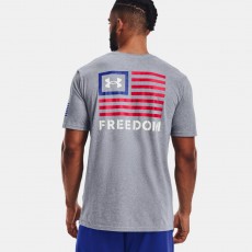 [Under Armour] UA Freedom Banner T-Shirt / 1370818-036 / [언더아머] UA 프리덤 배너 티셔츠 (Steel Medium Heather / Royal)