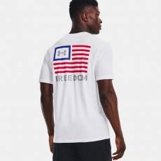 [Under Armour] UA Freedom Banner T-Shirt / 1370818-101 / [언더아머] UA 프리덤 배너 티셔츠 (White / Red)