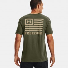 [Under Armour] UA Freedom Banner T-Shirt / 1370818-392 / [언더아머] UA 프리덤 배너 티셔츠 (Marine OD Green / Black)
