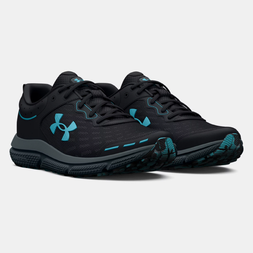 [Under Armour] UA Charged Assert 10 / 3026175-003 / [언더아머] UA 차지드 어썰트 10 | 런닝화 (Black / Blue Surf)