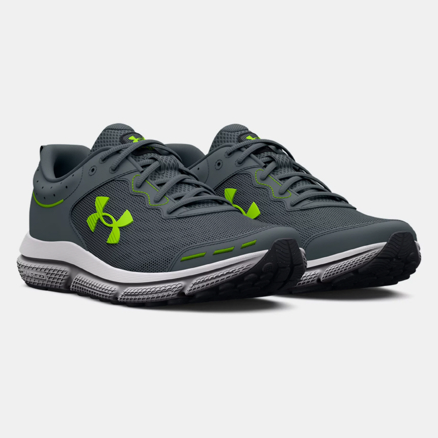 [Under Armour] UA Charged Assert 10 / 3026175-100 / [언더아머] UA 차지드 어썰트 10 | 런닝화 (Gravel / Lime Surge)