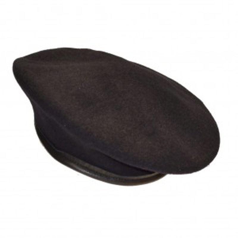 Black Wool Beret / 검정색 울 베레모 (사이즈 : 7 7/8)