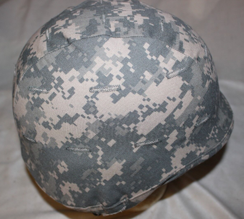 US Military Issue ACU Camouflage Helmet Cover / 미군 보급품 ACU 위장 헬멧 커버 (M/L)